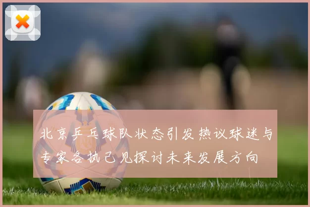 北京乒乓球队状态引发热议球迷与专家各执己见探讨未来发展方向